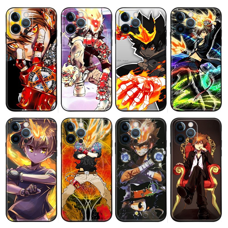 Katekyo Hitman Reborn! Tsunayoshi Sawada Hyper Dying Will Mode Matte TPU Phone Case