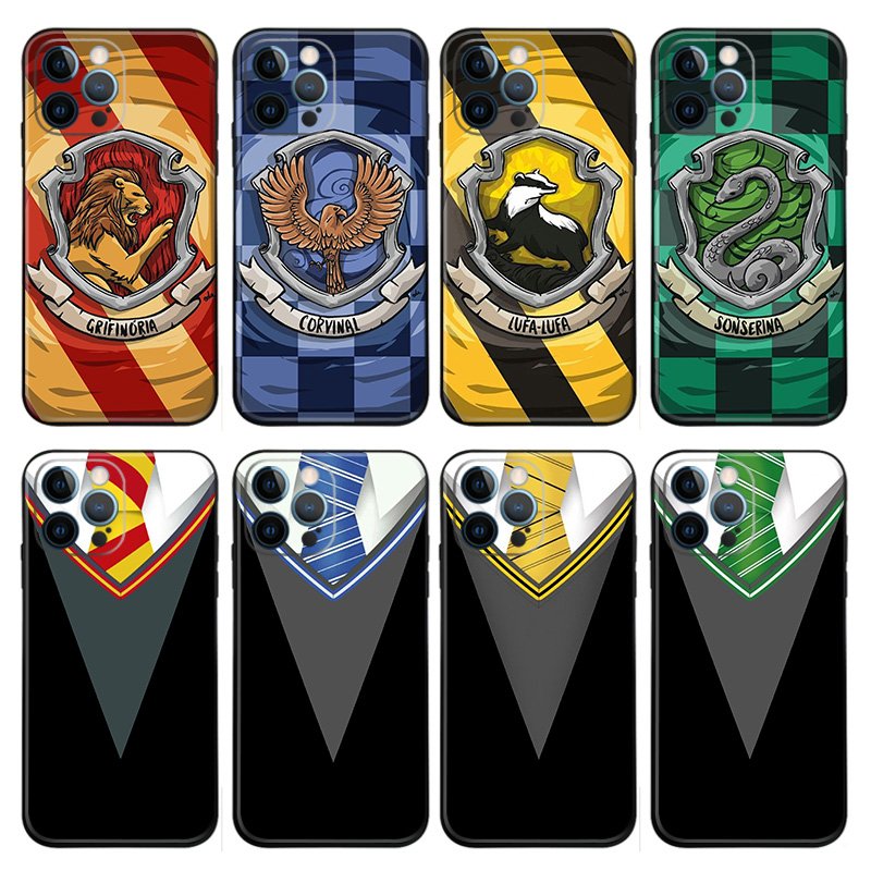 Magic School Tales House Crests & Uniform Series Matte TPU Soft Phone Case
