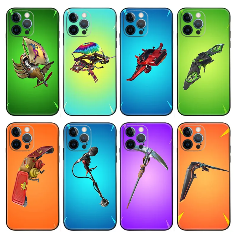 Game Gliders and Items Matte TPU Soft Phone Case