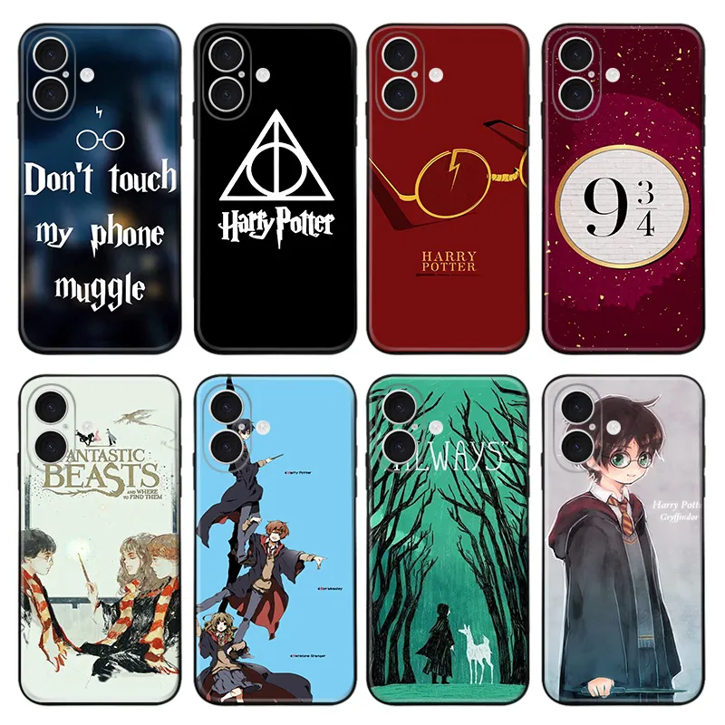 Wizard Tales - Deathly Hallows Platform 9 3/4 Always Muggle Quote Frosted Matte TPU Phone Case with Lanyard