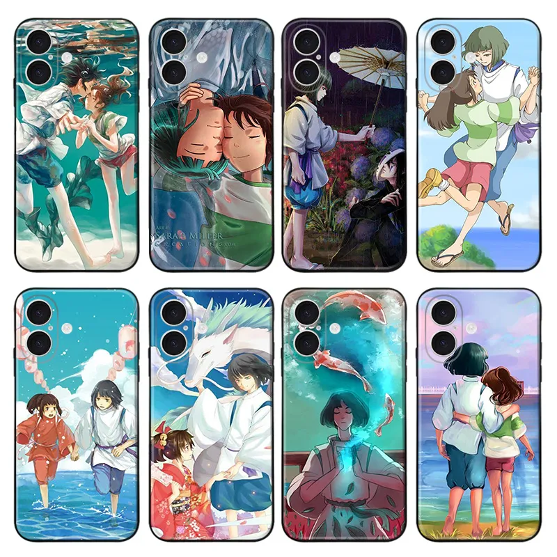 Studio Ghibli — Spirited Away Chihiro and Haku Matte TPU Phone Case