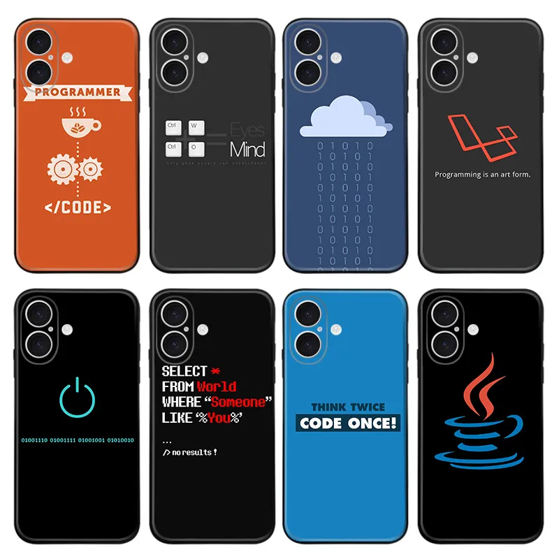 Developer & Programmer — Coding Humors & Tech Logo TPU Phone Case