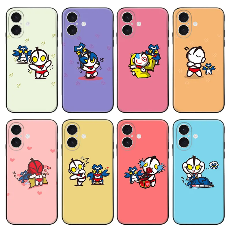 Ultraman & Baltan — Cute Chibi Daily Life TPU Phone Case