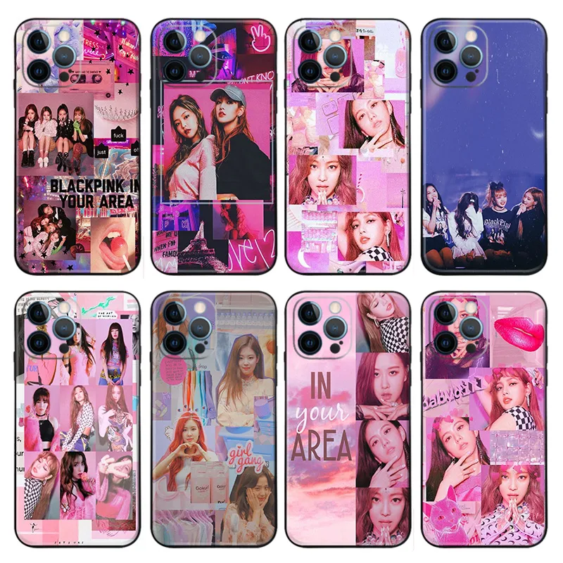 BLACKPINK — In Your Area Pink Collage TPU Phone Case