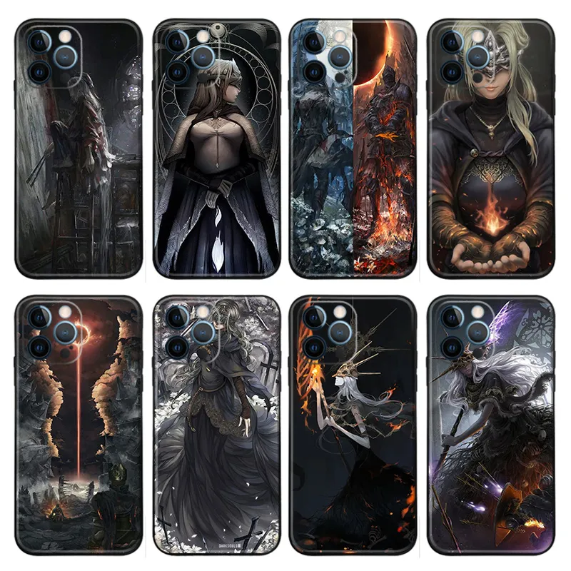 Dark Souls — Fire Keeper & Lord of Cinder TPU Phone Case