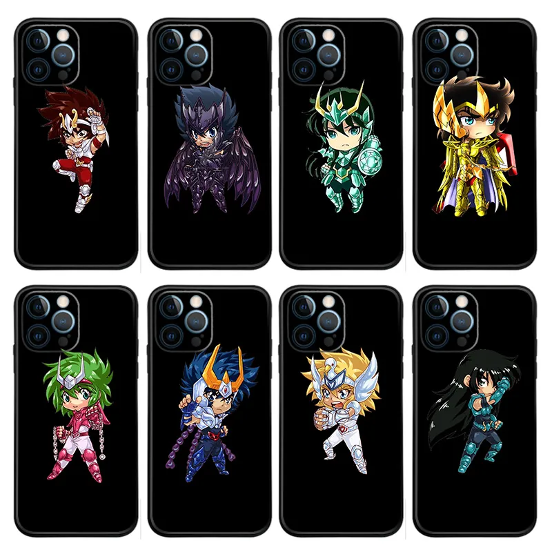Saint Seiya — Chibi Gold & Bronze Saints TPU Phone Case