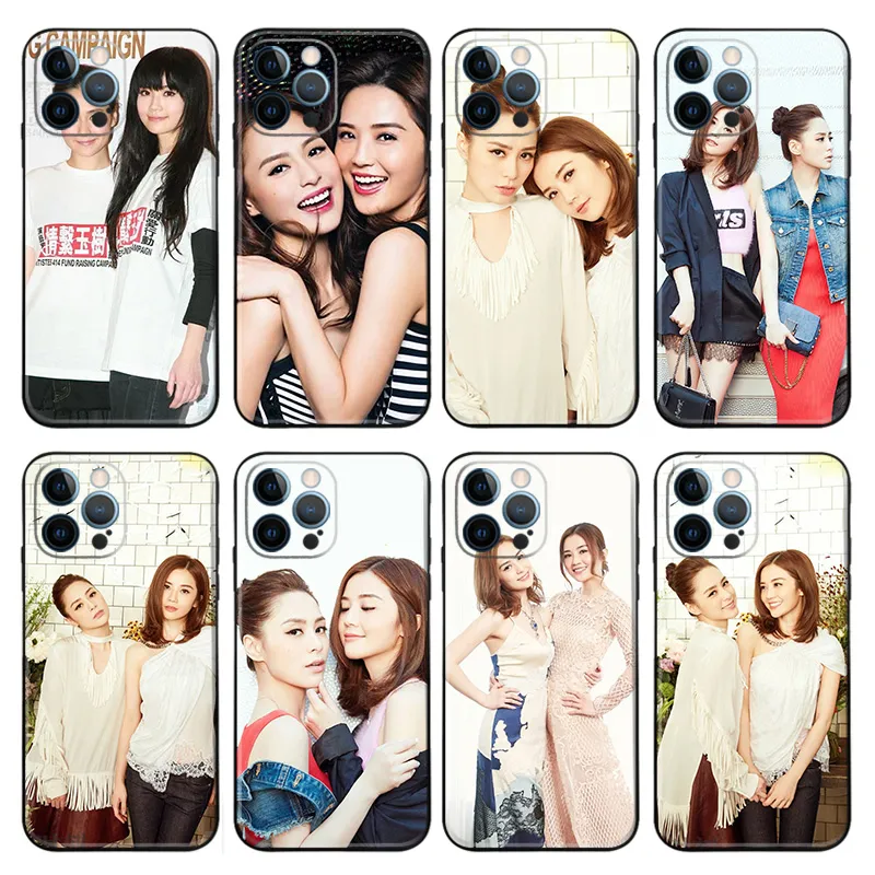 Twins (Hong Kong Cantopop Duo) — Iconic Portrait & Friendship TPU Phone Case