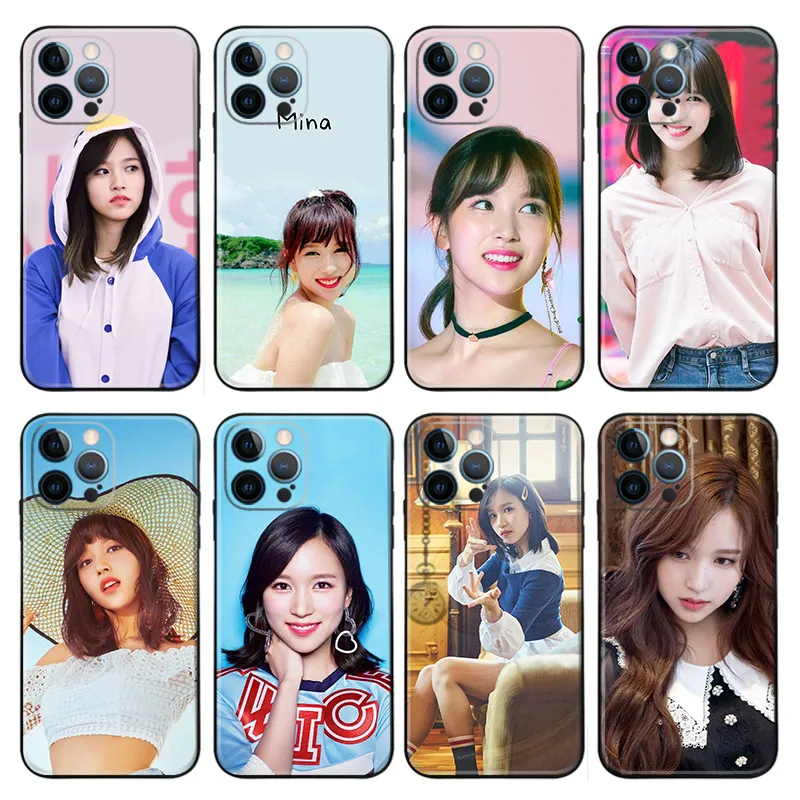 Mina (TWICE) — Photographic Portrait & AesthAlien Visitoric TPU Phone Case