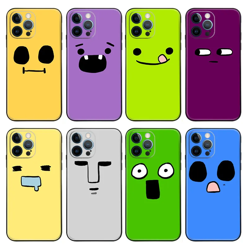 Minimalist Expressionist Cartoon TPU Phone Cases