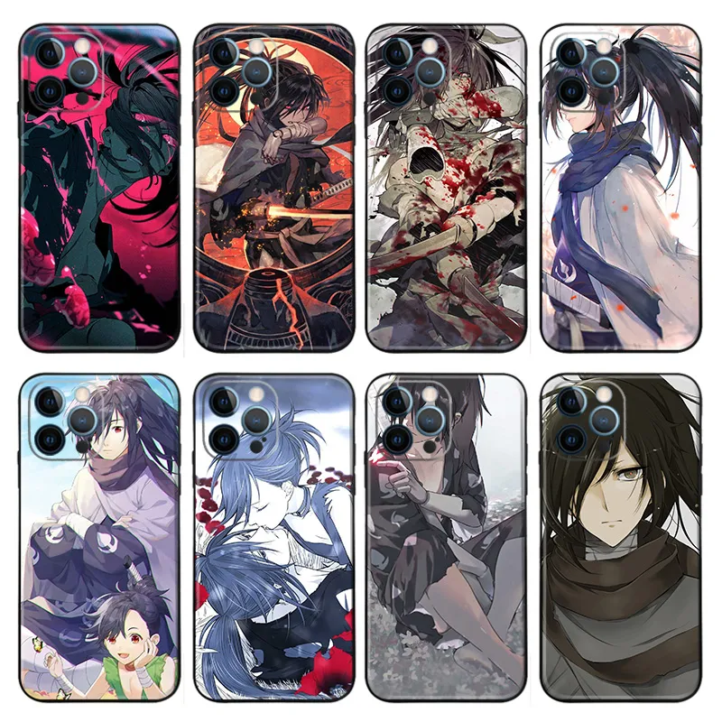 Dororo Hyakkimaru Anime Character Matte TPU Phone Case with Lanyard Hole