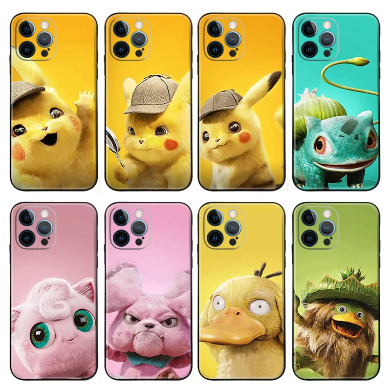 Creature Collection DAlien Visitorective Pikachu — Realistic Character Collection TPU Phone Case