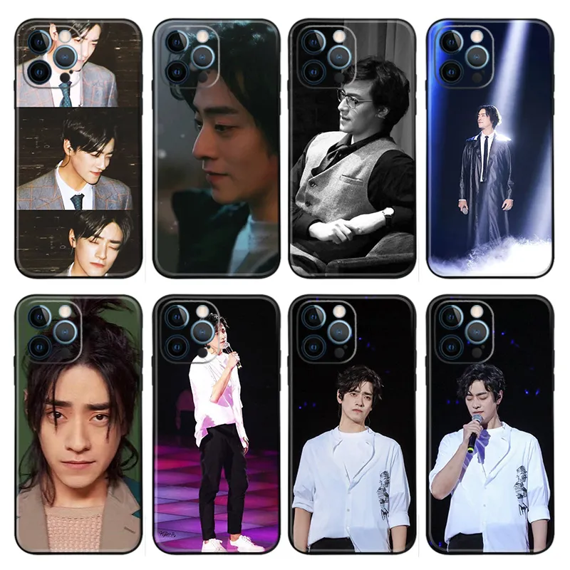 Ayanga Chinese Singer Photo Collage Matte TPU Phone Case with Lanyard Hole