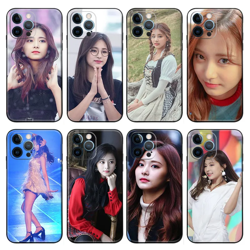 TWICE Tzuyu Kpop Idol Photo Matte TPU Phone Case with Lanyard Hole