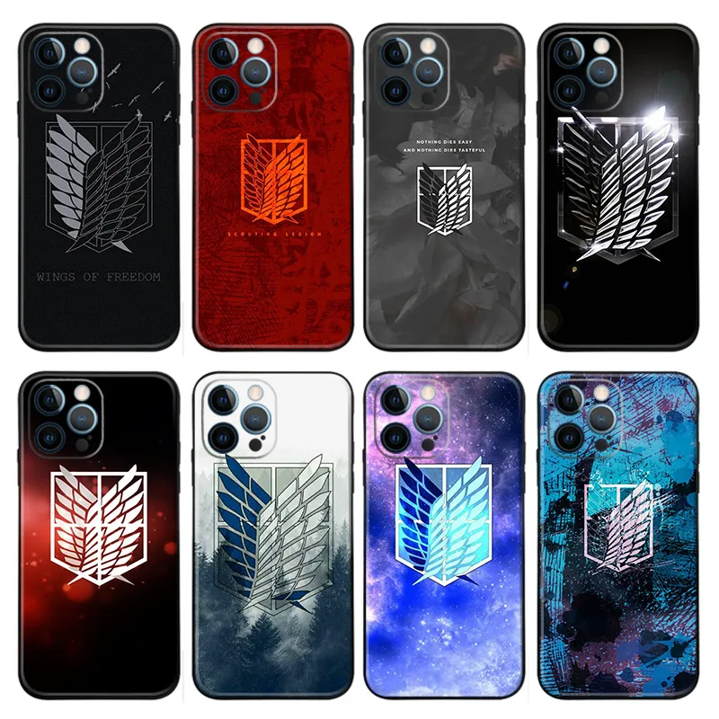 Wall Defense Wings of Freedom Matte TPU Phone Case with Lanyard Hole