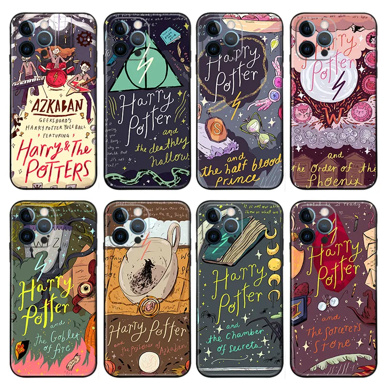 Wizard Tales Book Cover Matte TPU Phone Case with Lanyard Hole