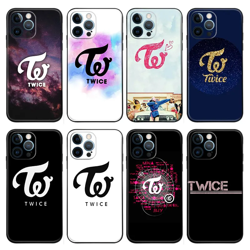 TWICE — K-Pop Group Logo & AesthAlien Visitoric Collection TPU Phone Case