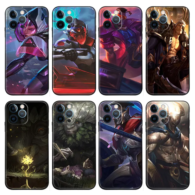 League of Legends Matte TPU Phone Case with Lanyard Hole