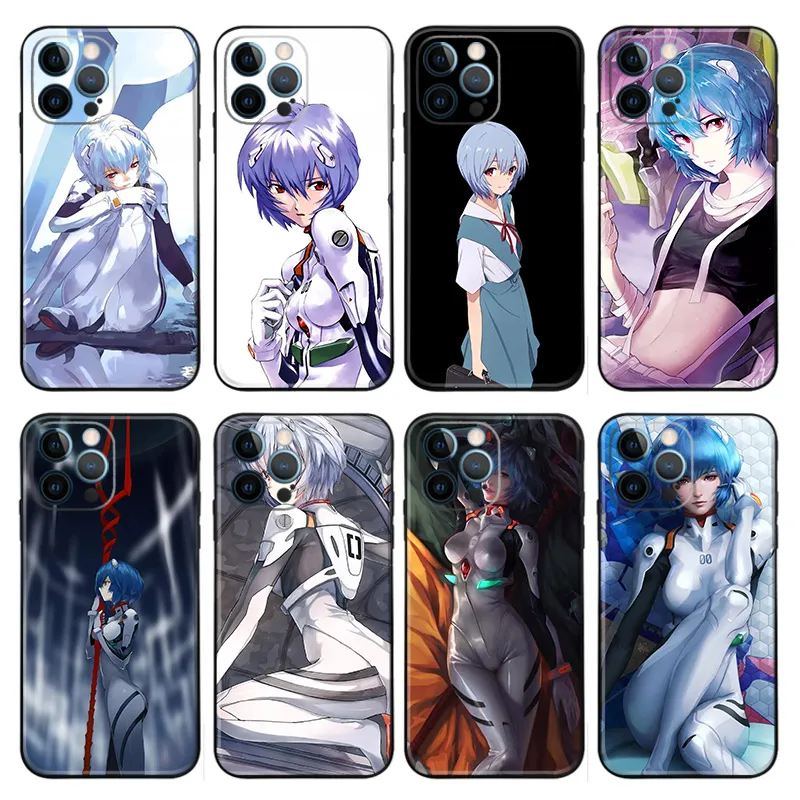 EVA Anime — EVA Unit 01 02 Rei Ayanami & Kaworu Nagisa Matte Printed TPU Phone Case
