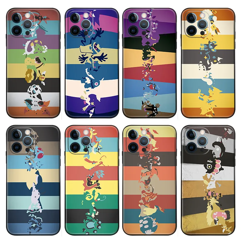 Creature Collection — Regional Starter Creature Collection Generation Evolution Line Minimalist Striped Matte Printed TPU Phone Case