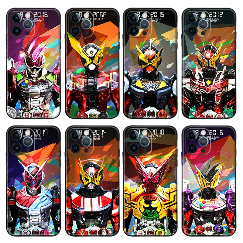 Kamen Rider Zi-O & Geiz — Ride Armor Forms GeomAlien Visitorric Abstract Matte Printed TPU Phone Case