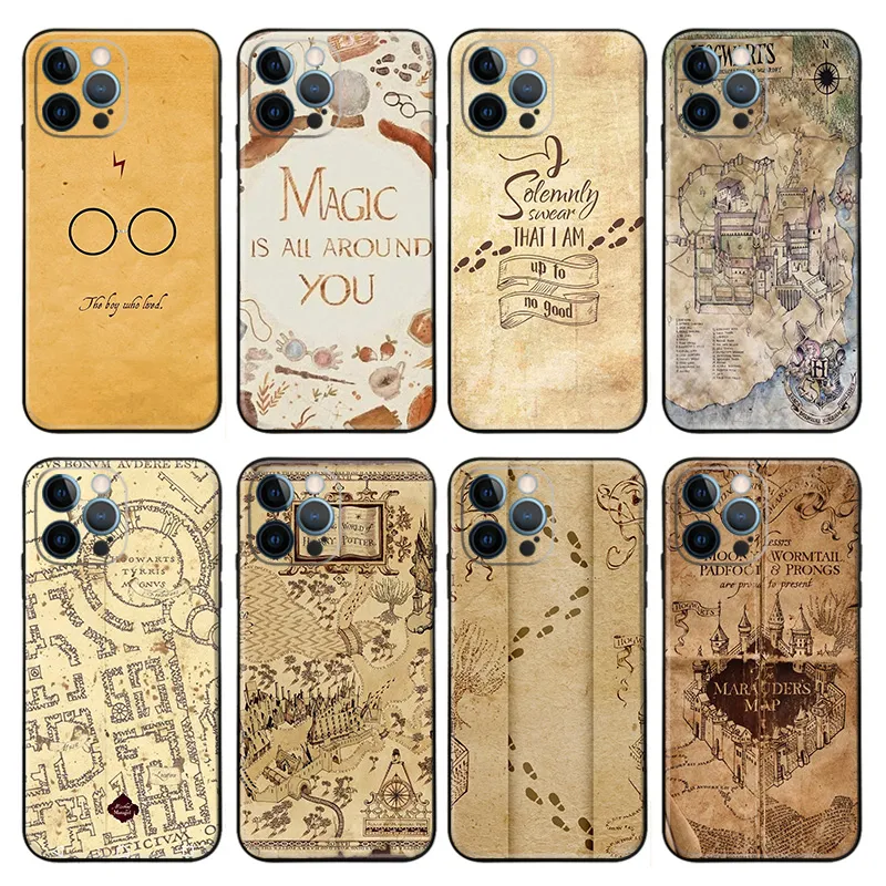 Magic School Tales — Magical Marauder's Map TPU Phone Case
