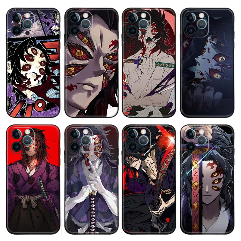 Blade Corps — Kokushibo Upper Moon One Manga Panels & Sword Artwork Matte Printed TPU Phone Case