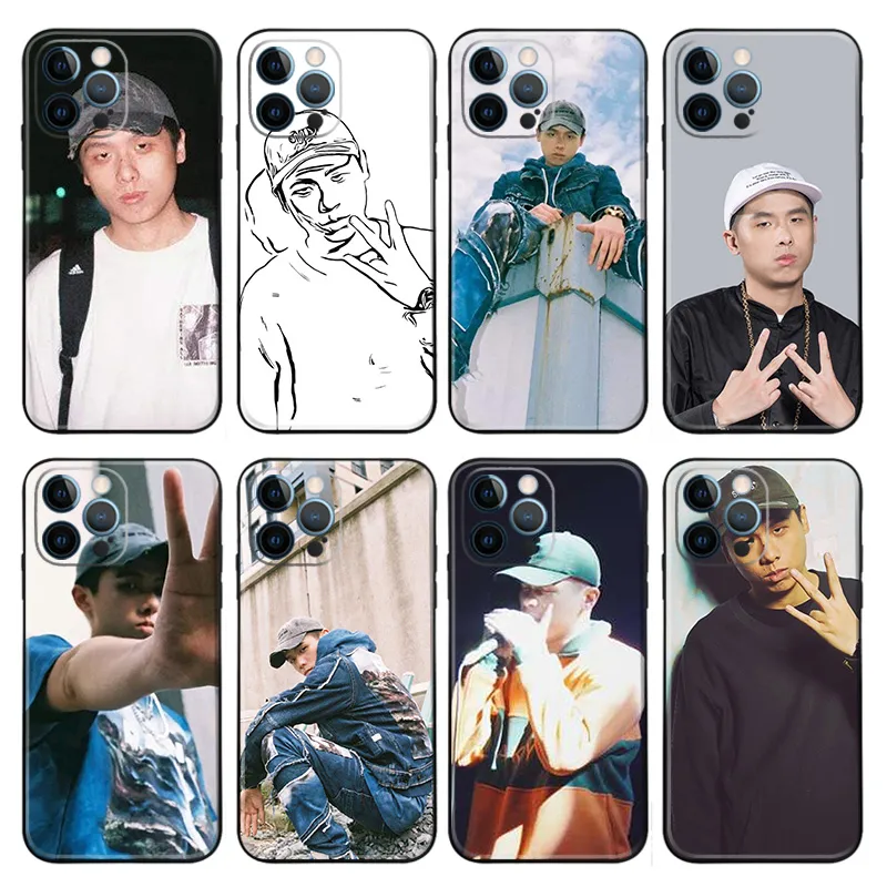 PG One — Hip Hop Rapper Portraits & Concert Line Art Graphic Matte Printed TPU Phone Case