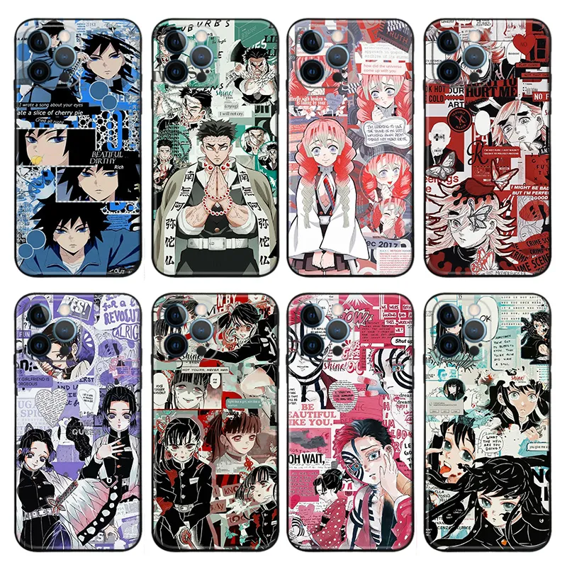 Blade Corps — Hashira Manga Panel Collage AesthAlien Visitoric Matte Printed TPU Phone Case