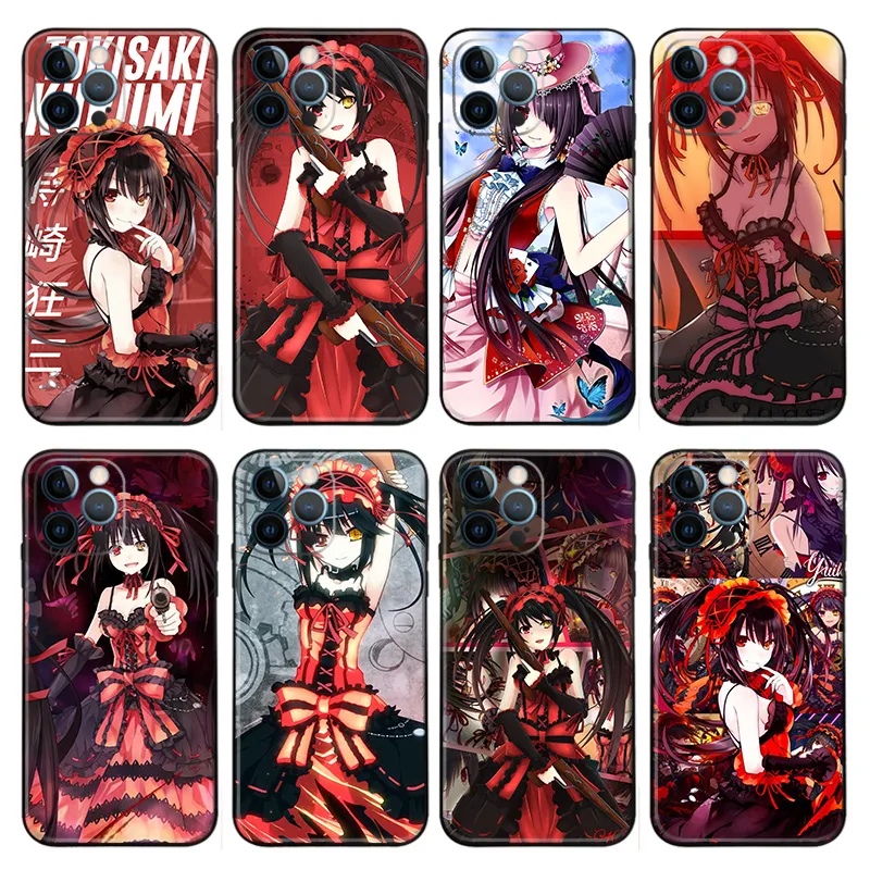 Date A Live — Kurumi Tokisaki Nightmare Gothic Anime Girl Matte Printed TPU Phone Case