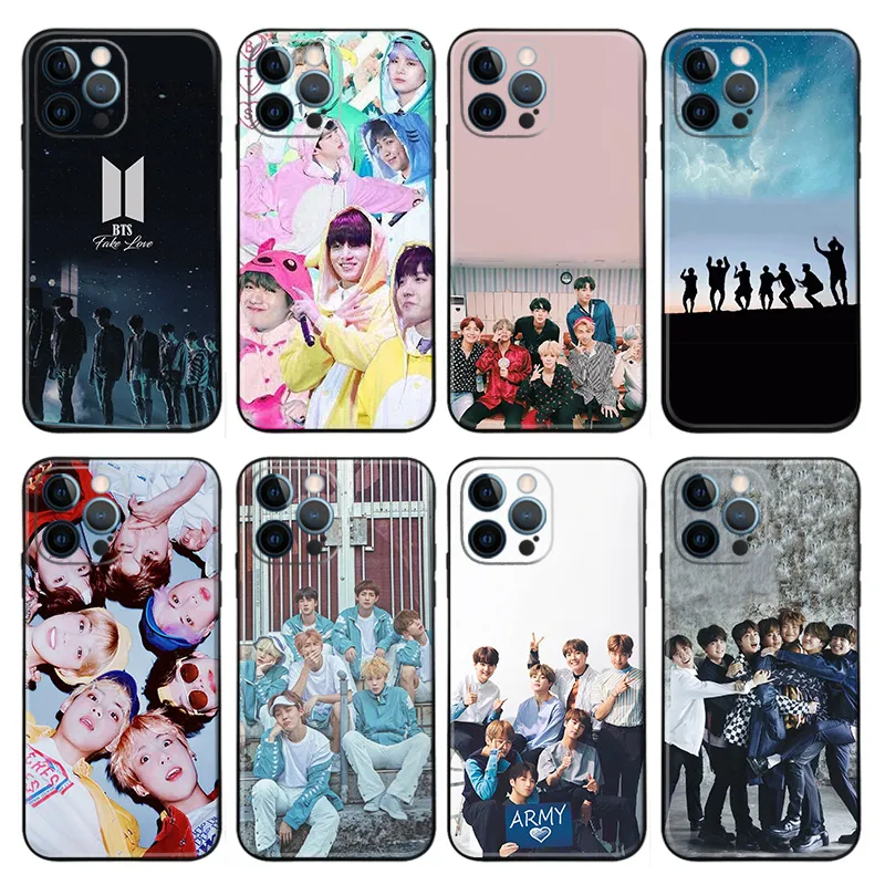 BTS K-Pop Group Members Series TPU Phone Case