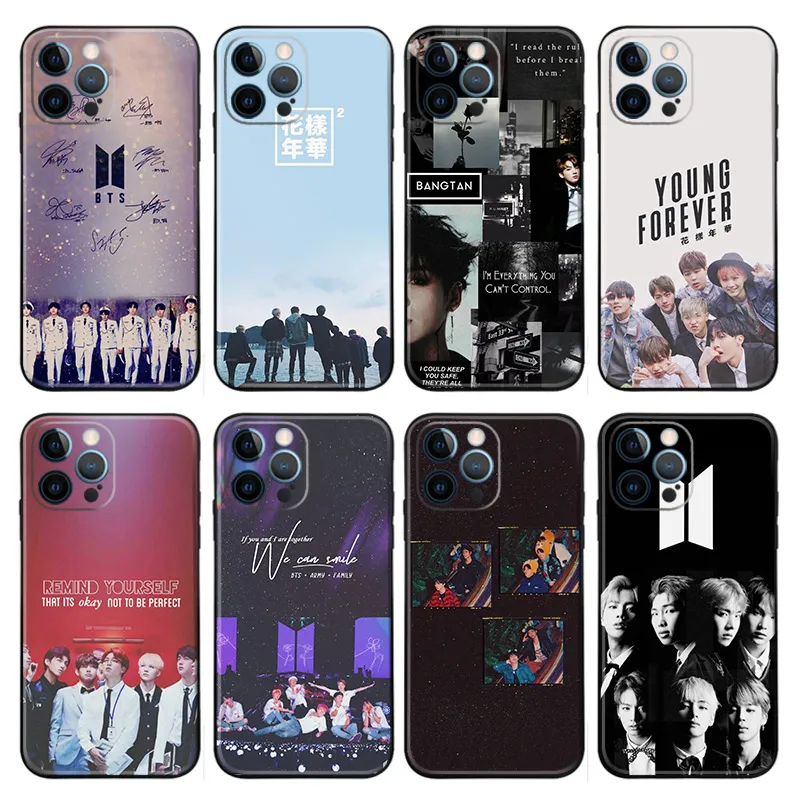 BTS — Kpop Band Member Portraits & Most Beautiful Moment in Life Album Matte Printed TPU Phone Case