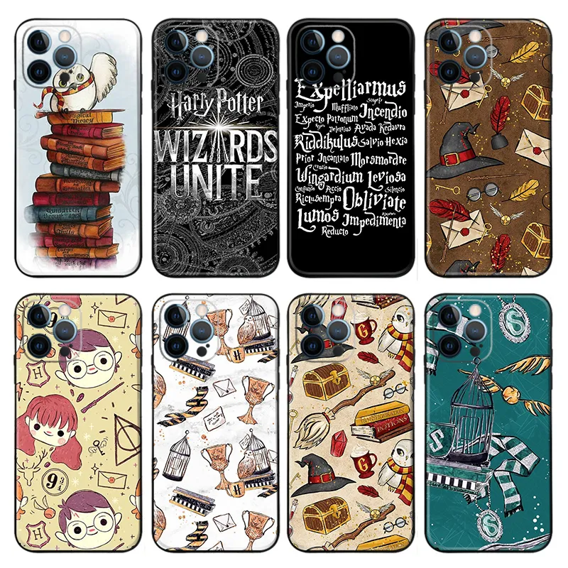 Wizard Tales — Hedwig Owl Magic Spells & Wizarding World Symbols Matte Printed TPU Phone Case