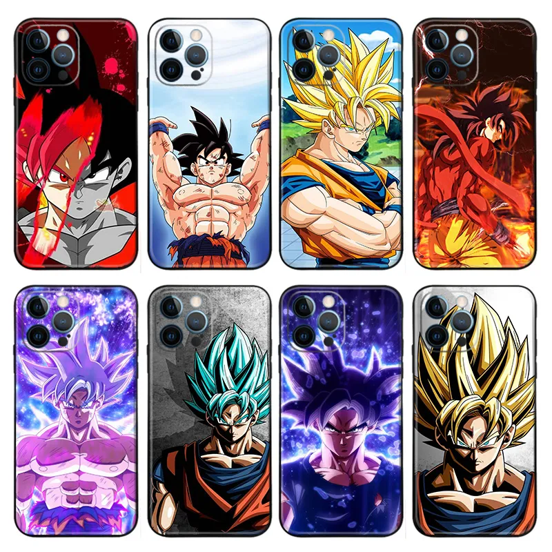 Ki Fighter Z — Son Goku Super Saiyan & Ultra Instinct Forms Matte Printed TPU Phone Case