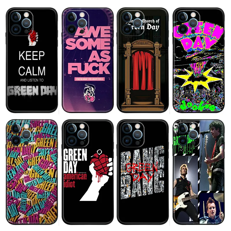 Green Day — American Idiot Grenade Heart & Album Art Matte Printed TPU Phone Case