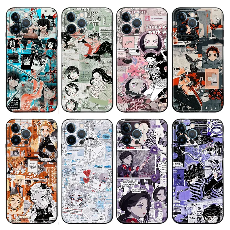 Hero School Phone Case — Bakugo Deku Todoroki Toga Manga Collage Art
