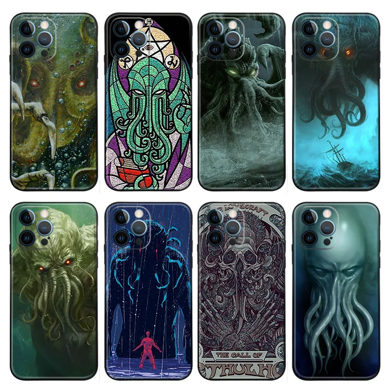 Cthulhu Phone Case — Lovecraftian Mythos Dark Fantasy Monster Octopus Graphics