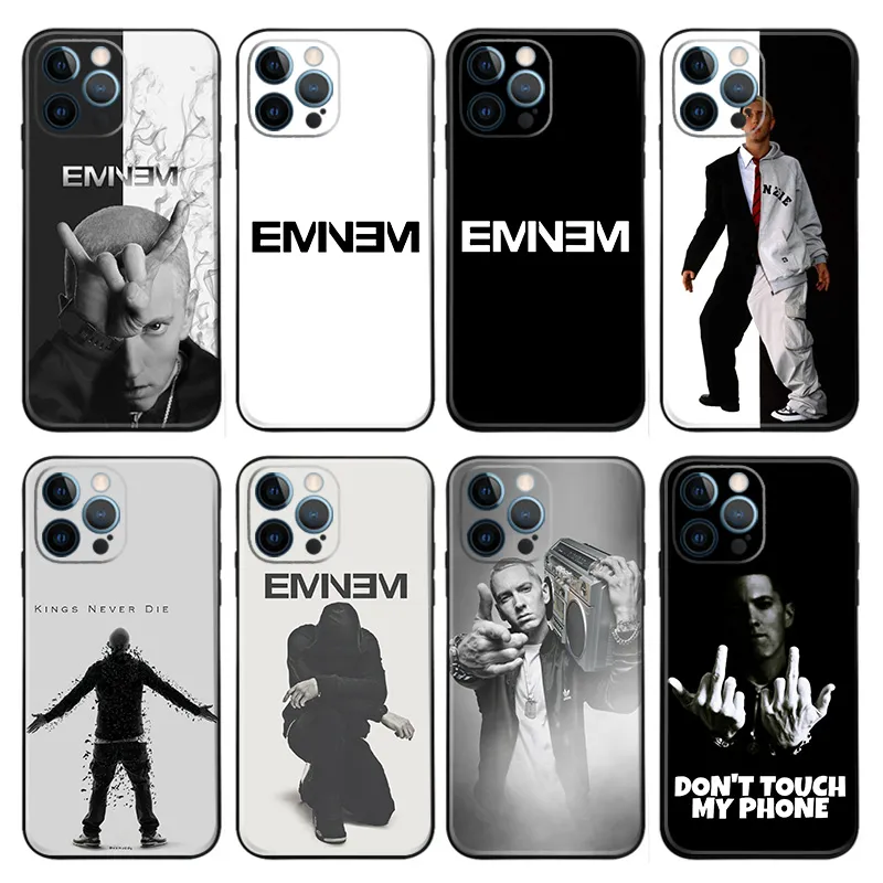 Eminem Phone Case — Slim Shady Hip Hop Rap Star Music Legend Portrait Graphics