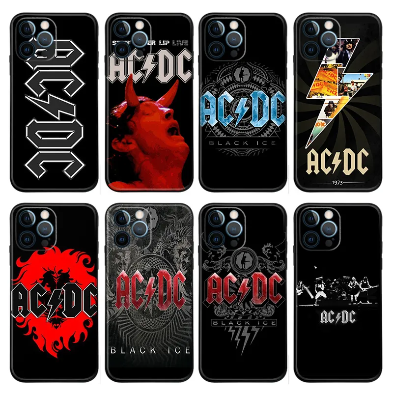 ACDC Phone Case — Hard Rock Heavy MAlien Visitoral Band Logo Highway to Hell Graphics
