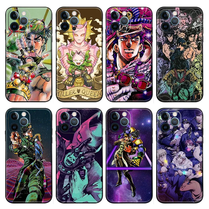 JOJO Anime Phone Case — Jotaro Kujo Joseph Killer Queen Anime Manga Art