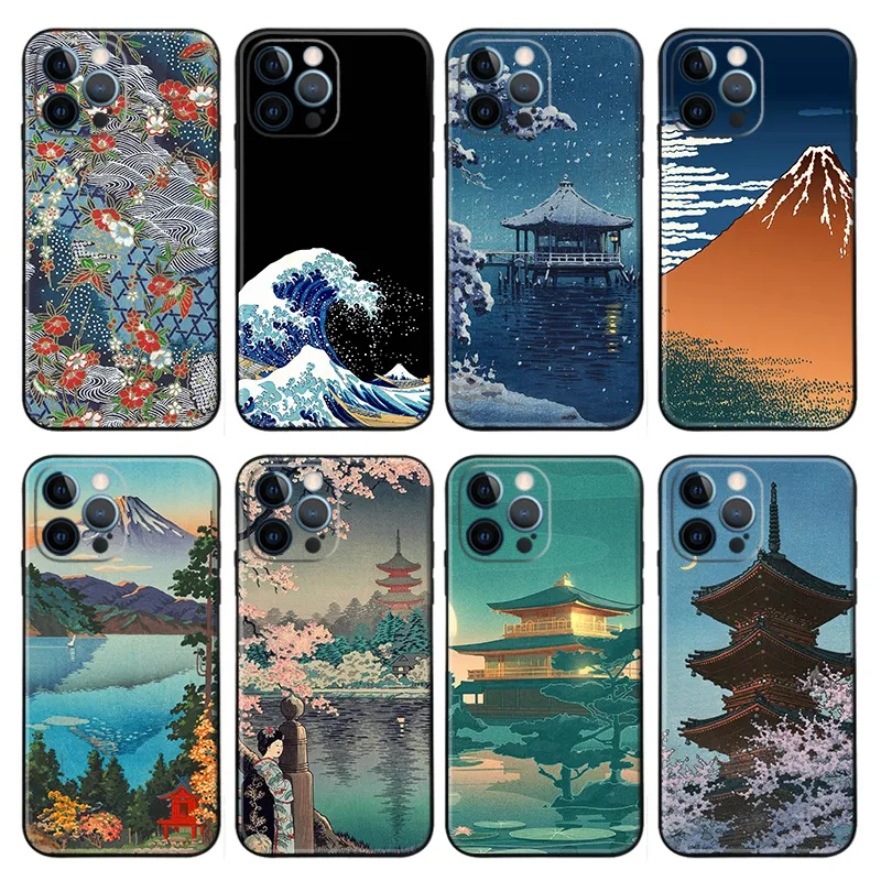 Japanese Art — Ukiyo-e Landscape Series TPU Phone Case
