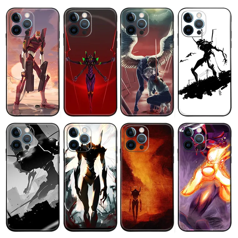 EVA Anime Phone Case — EVA Unit 01 Unit 02 Kaworu Shinji Mecha Graphics