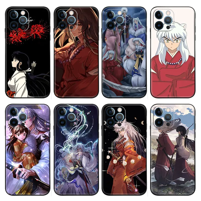 Inuyasha Phone Case — Kagome Sesshomaru Kikyo Classic Feudal Fairy Tale Anime Art