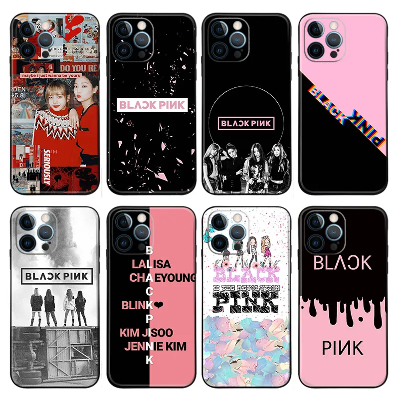 BLACKPINK Phone Case — Jennie Lisa Jisoo Rose K-Pop Girl Group Photo Logo