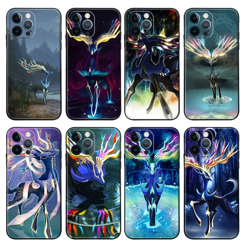 Creature Collection Phone Case — Xerneas Legendary Fairy Type Celestial Art Graphics