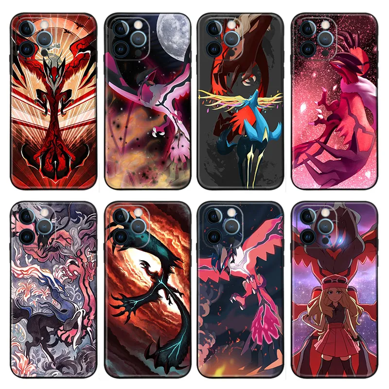 Creature Collection Phone Case — Yveltal Xerneas Serena Legendary Kalos Anime Graphics