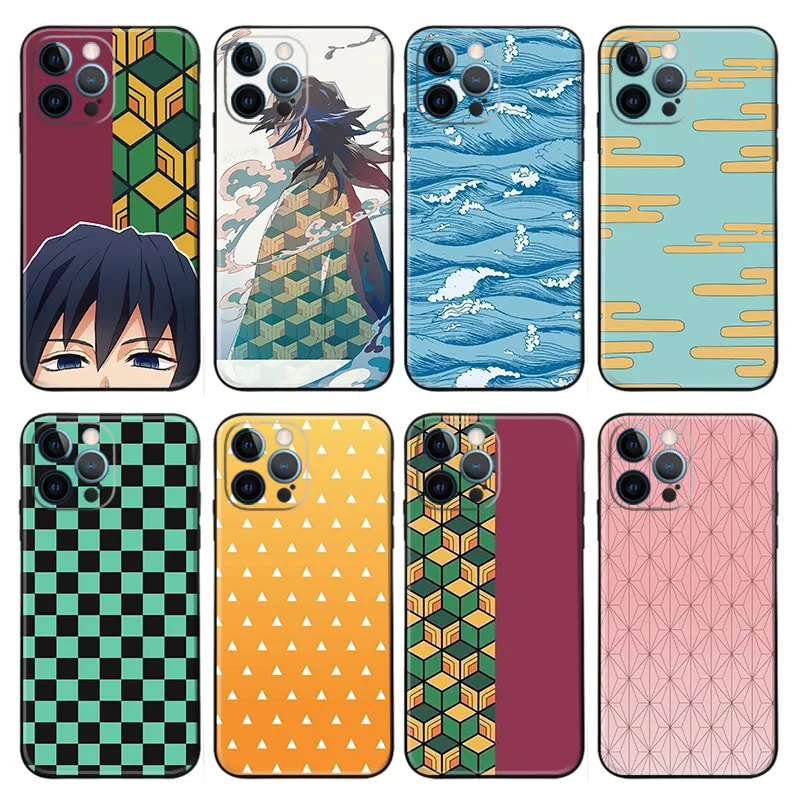 Blade Corps Phone Case — Giyu Tomioka & Kimono Pattern Haori Graphics