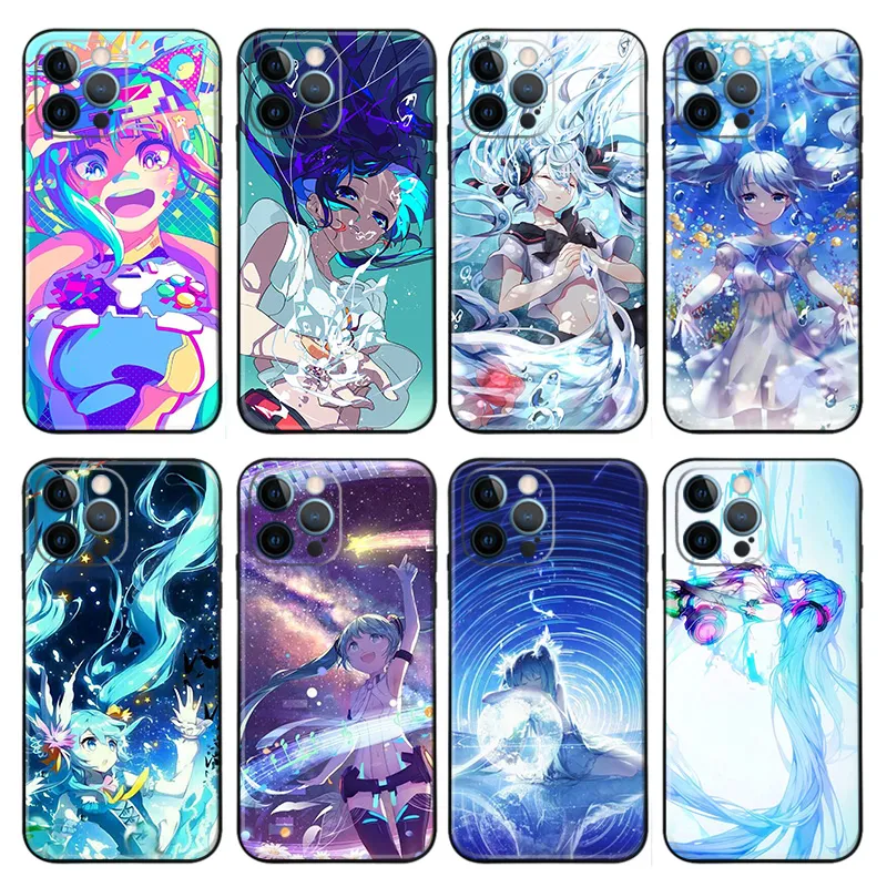 Vocaloid Star Phone Case — Vocaloid Anime Girl Starry Sky & Cyber AesthAlien Visitoric Graphics