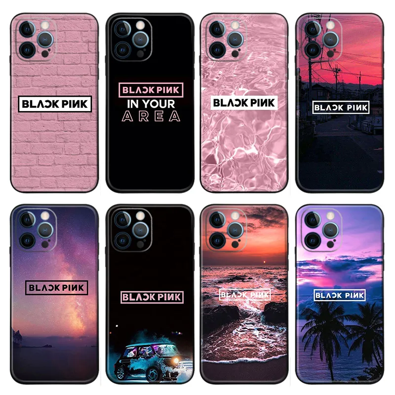 BLACKPINK Phone Case — In Your Area Logo & Pink AesthAlien Visitoric Landscape Graphics