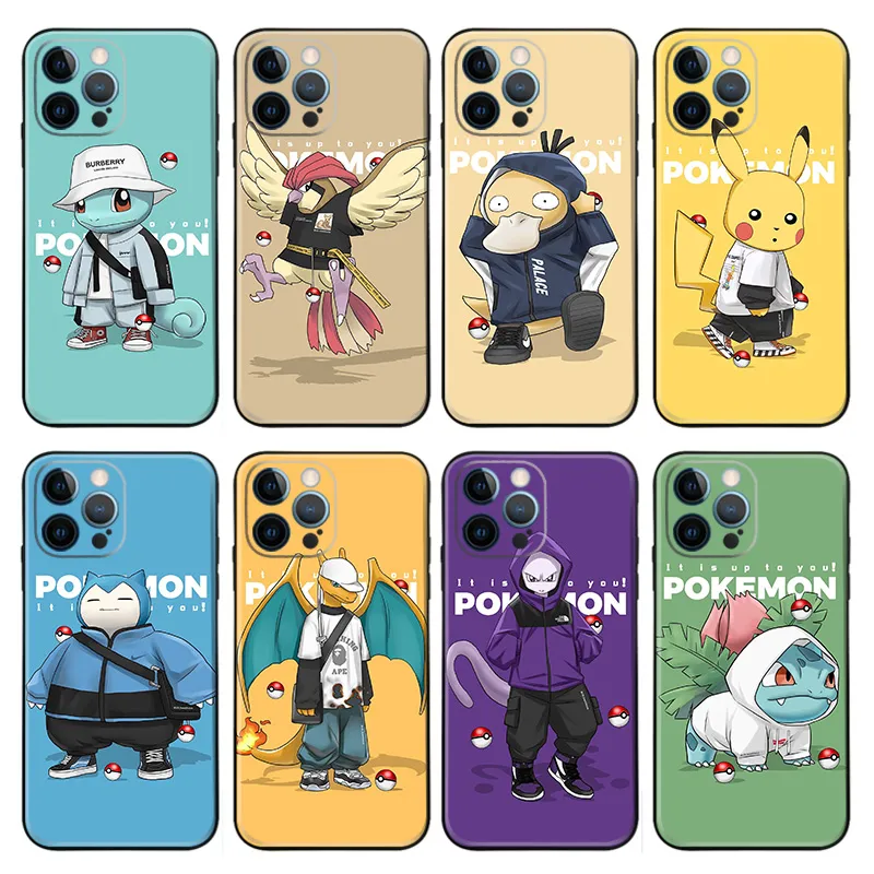 Creature Collection Phone Case — Pikachu Charizard Snorlax StreAlien Visitorwear Hypebeast Graphics