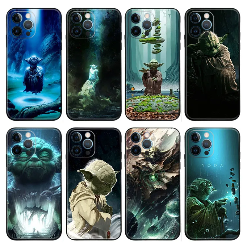 Galaxy Wars Yoda Phone Case — Grand Master Jedi & Force Levitation Art Graphics